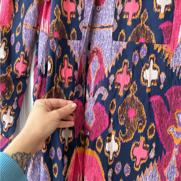 Figue Bassa Printed Midi Shirtdress size small
NWOT - Picture 12 of 15